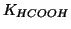 $\KOf{HCOOH}$