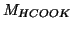 $\MWOf{HCOOK}$