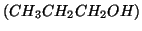 $(CH_3CH_2CH_2OH)$