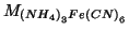 $\MWOf{\left(NH_4\right)_3Fe\left(CN\right)_6}$