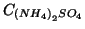 $\COf{\left(NH_4\right)_2SO_4}$