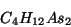 \begin{displaymath}
C_4H_{12}As_2
\end{displaymath}