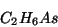 \begin{displaymath}
C_2H_{6}As
\end{displaymath}