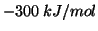 $-300\;kJ/mol$
