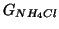 $G_{NH_4Cl}$