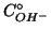 $\CZeroOf{OH^-}$