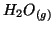 $\Gaseous{H_2O}$