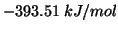 $-393.51\;kJ/mol$