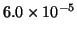 $6.0\times10^{-5}$