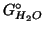 $G^\circ_{H_2O}$