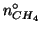 $n^\circ_{CH_4}$