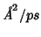 $\mbox{\textit{\AA}}^2/ps$