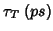 $\tau_T\;(ps)$