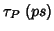 $\tau_P\;(ps)$