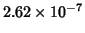 $2.62\times10^{-7}$