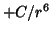 $+C/r^6$