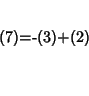 \begin{eqnarray*}
% latex2html id marker 2498(\ref{2000-03-03:eq:1000})&=&-(\ref{2000-03-03:eq:600})+(\ref{2000-03-03:eq:500})\\
\end{eqnarray*}