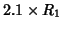 $2.1\times{}R_1$