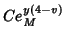 $Ce_{M}^{y(4-v)}$
