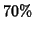$70\%$