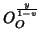 $O_O^{\frac{y}{1-v}}$