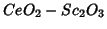$CeO_2-Sc_2O_3$