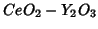 $CeO_2-Y_2O_3$