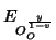 $E_{O_O^{\frac{y}{1-v}}}$